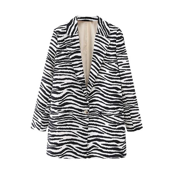 

2021 autumn winter women striped blazers new long sleeves causal jackets elegant girls office ladies outfits suit n64k, White;black