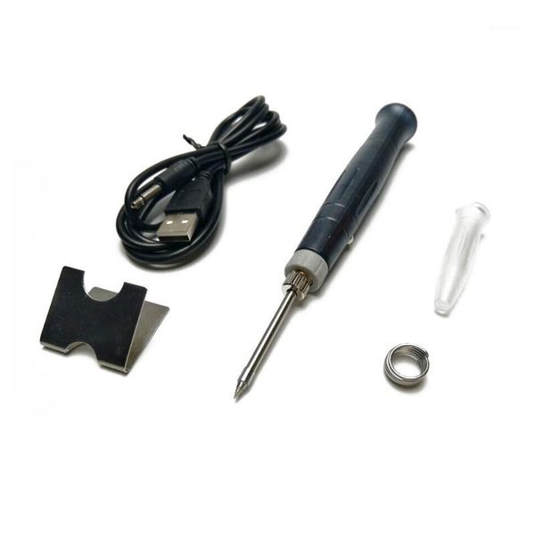

portable usb 5v 8w soldering iron pen kit with led indicator in retail package1