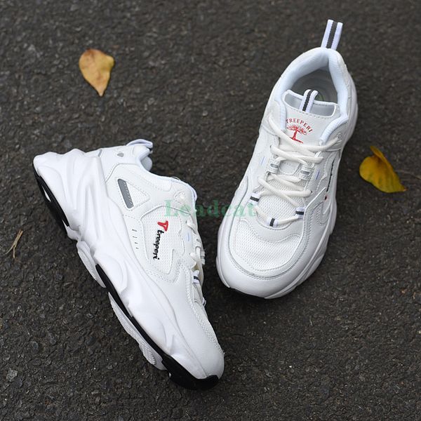 

us 10 eur 44 treeperi fashion chunky running shoes mens white women classic sneakers
