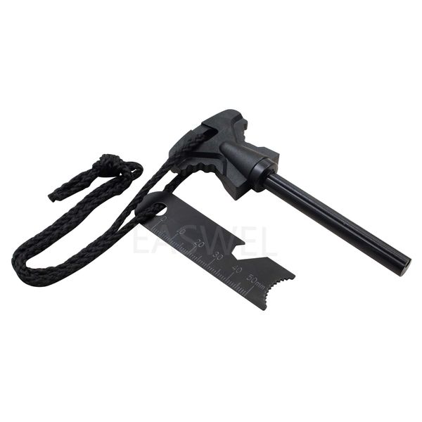 

magnesium flint stone fire starter lighter emergency survival camping gear kits