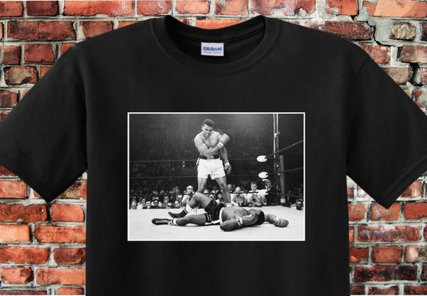

muhammad ali knock custom print tee shirt summer fashion street wear style short sleeve cool shirt sport hooded sweatshirt hoodie