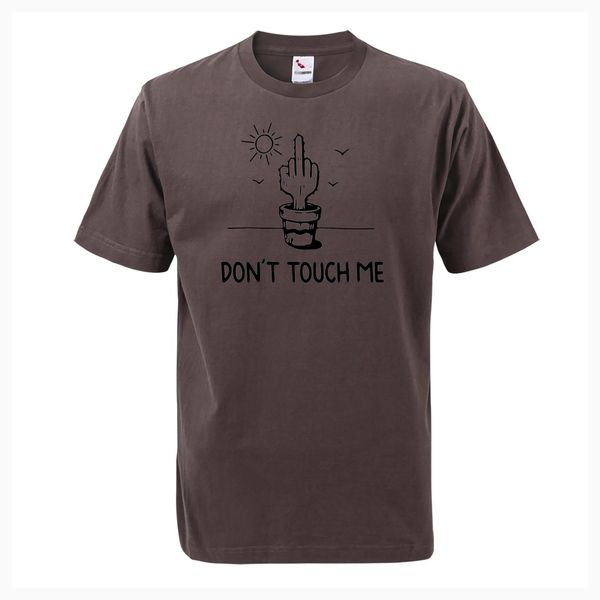 

don't touch me funny print short sleeve t shirts 2019 summer mens cotton casual streetwear fashion fitness pullover sqcrrr