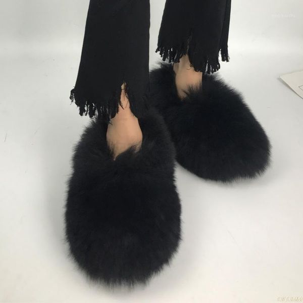 

boots winter women snow genuine real hairy ostrich feather furry fur flats plush warm ski outdoor shoes botte1, Black