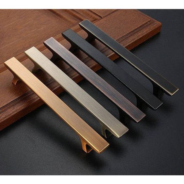 

3.75" 5" kitchen cabinet handles pulls dresser knobs drawer knob pull antique brass copper bronze black vintage furniture handle
