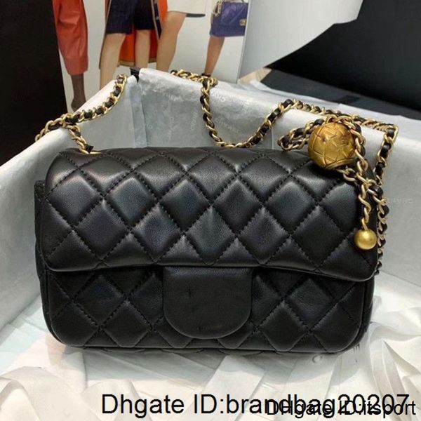 

messenger bags shoulder bag fannypack fashion diamond lattice sheepskin hardware plain flap chain handbags fast shipping