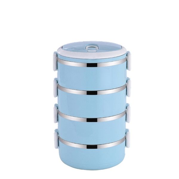 

портативный термический ланч из нержавеющей стали для офисного обенкового ящика утечка термос ланч-коробка еда контейнер для кемпинга по при