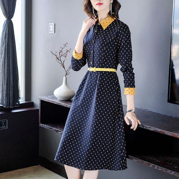 

point-blank for woman long button dress lady from the luxury office dresses korean women dressed as ladies ladies'bathrobe bucx, Black;gray