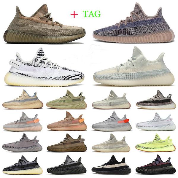 

kanye men women running shoes static reflective asriel bred linen natural desert sage yecheil cinder mens trainers sports sneakers 36-48