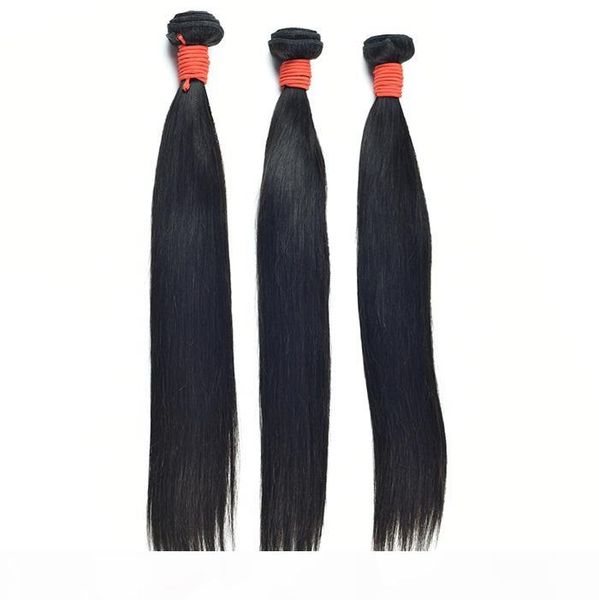 

immortal virgin hair selling 3bundle straight mink raw unprocessed brazilian hair cuticle aligned for wholesale hair extension, Black