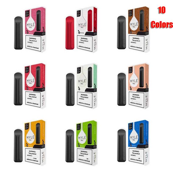 

Myle Mini Disposable Device Pod Kit 280mAh Battery 320 Puffs 1.2ml Pre-Filled Vape Empty Pen VS Air Bar Plus Flow