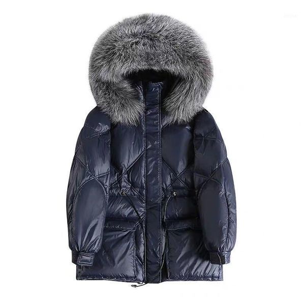 

women's cotton padded jacket 2021 new short bright cotton padded jacket student korean loose coat women fashion ins winter bread1, Black