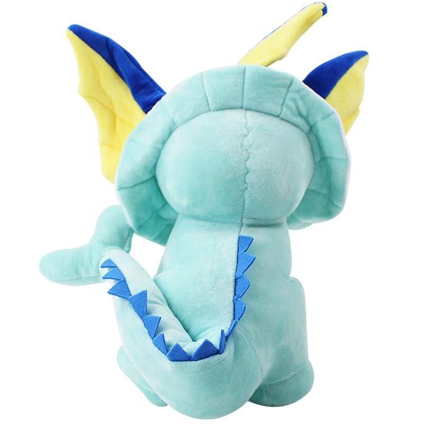 

большой 30см vaporeon плюшевые игрушки мягкие куклы детские игрушки животные куклы 12inch карман плюшевые куклы для девочек детские подарки