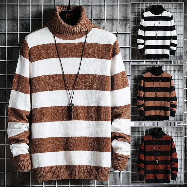 

men's turtleneck sweater men sweater knitwear long sleeve slim sweaters homme slim fit knitted cotton1, White;black