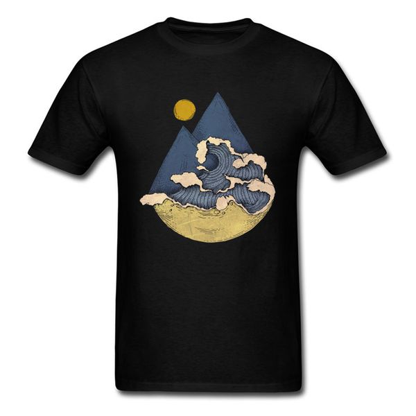 

2018 cool t shirts for men wave graphic drawing t-shirt summer male t-shirts simple style sweatshirt sport hooded sweatshirt hoodie