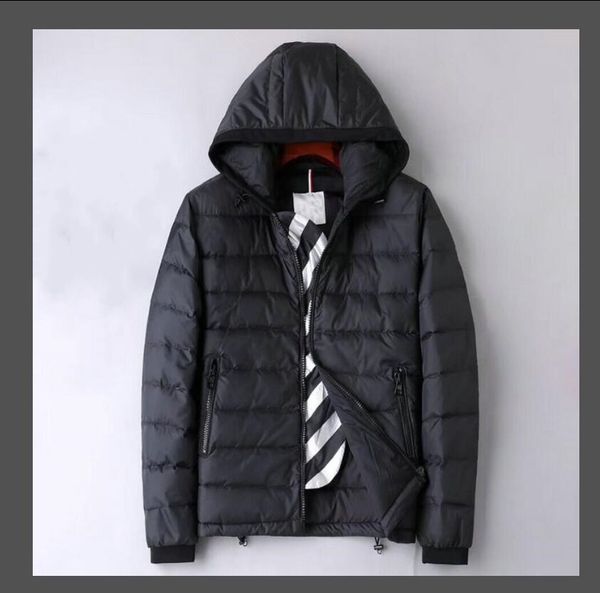 

sell mens winter down jacket puffer jacket hooded thick coat jacket men down jackets men women couples parka winter coat, Black