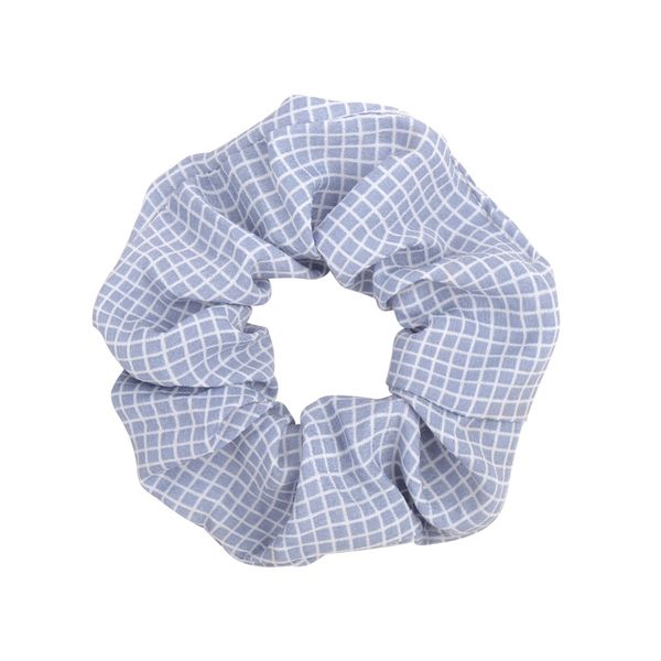 

2021 latest women vintage scrunchie dot plaid rope girls elastic ponytail holder striped rubber band hair accessories new
