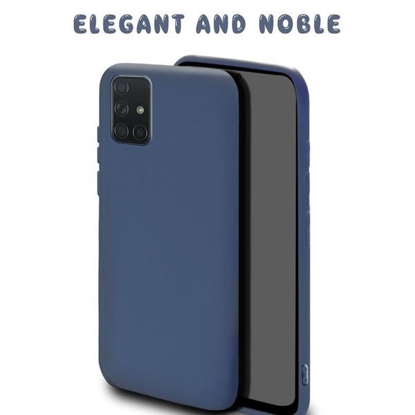 

for samsung galaxy a71 a51 case solid color cover shockproof sile phone case on for samsung a 71 51 cover sof wmtmuk
