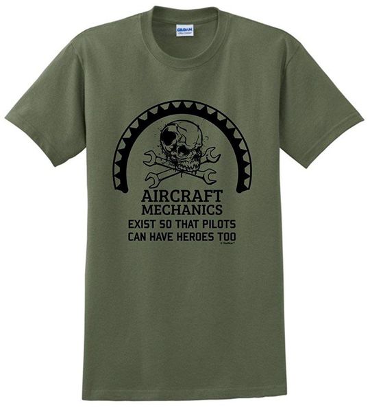 

2019 new men summer thiswear aircraft mechanic gift exist so pilots have heroes cool men cotton hoodie designers t shirts sweatshirt