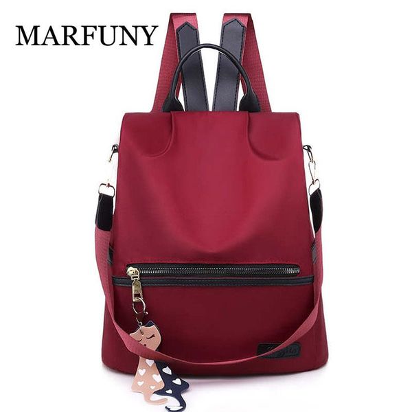 

oxford backpack women black waterproof nylon school bags for teenage girls fashion travel tote packbag wmtrxz xhlove