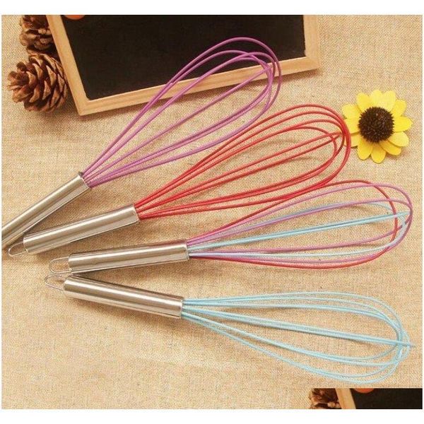 

creative kitchen tool wire whisk stirrer mixer egg beater colorful sile egg whisk stainle jllchu xhhair