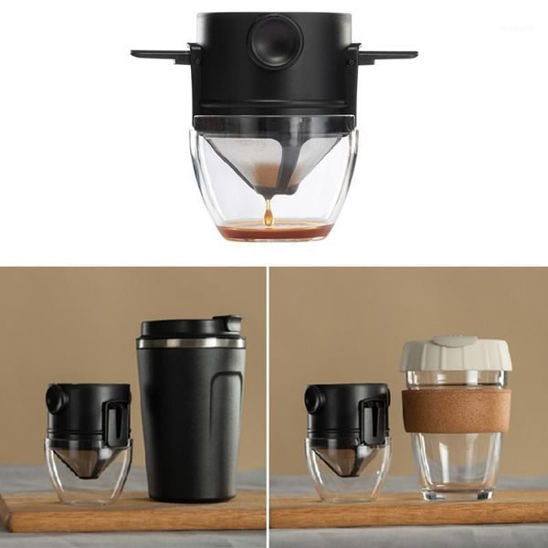 

coffee filters filter basket drip cup metal vertical funnel baskets infuser stand dripper1