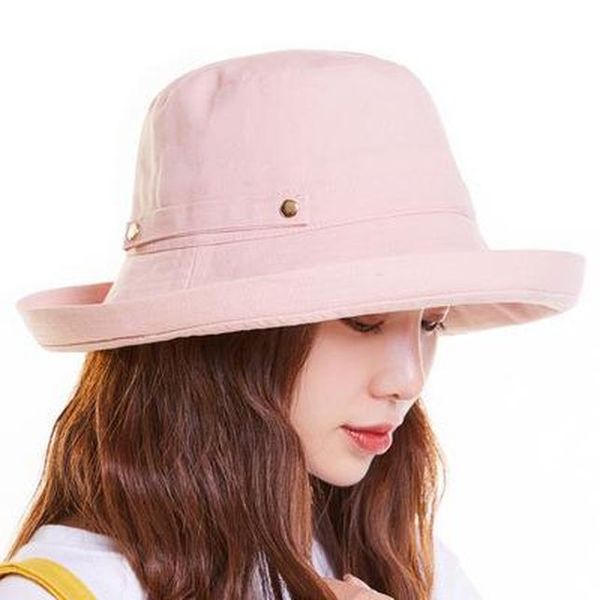 

cokk летняя шляпа ведро шляпы женщины широкий брим кнопка flat top casual fishing hat вс mens панама ковш шапки хлопок кпт jllkzu home003, Blue;gray
