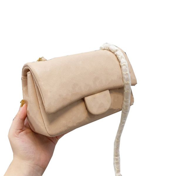 

womens designer caviar bags calfskin classic mini flap square purse genuine leather crossbody gold metal hardware large capacity multi poche