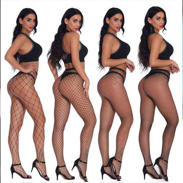 

fishnet pantyhose stockings for women girls high waist tights fishnet stockings female lingerie thigh high socks w220312, Red;black