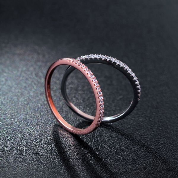 

trendy rings for women fashion women wedding ring engagement jewelry wedding gift jewelry couple finger rings 40432948139, Silver