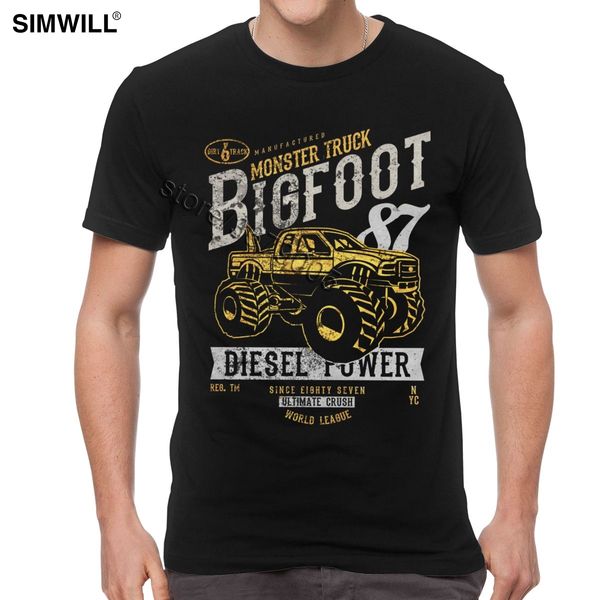 

sport handsome bigfoot truck t-shirt power off road monster vehicle car t shirt men summer cotton tee round neck short sleeve