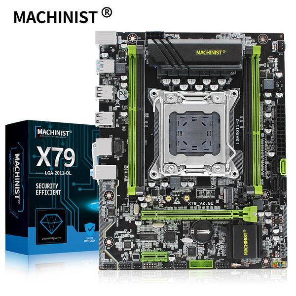 

machinist x79 turbo motherboard lga2011 support ddr3 ecc memory xeon e5 v1 v2 processor pci-e nvme m.2 x79 v2.82 motherboards