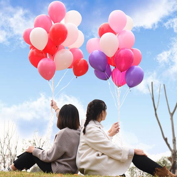 

party latex balloon 10 inch holiday birthday wedding party decor balloon christmas atmosphere decoration round balloon vt1815