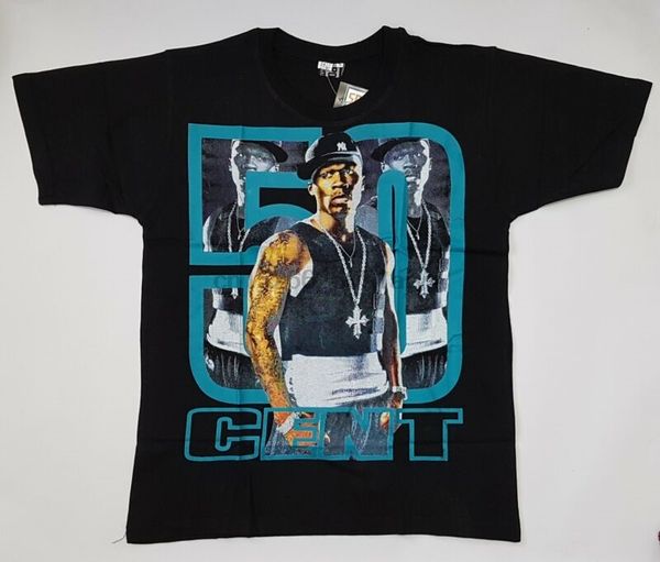 

bnwt new 50 cent american rapper short sleeve mens black t-shirt hip-hop s-xxl sport hooded sweatshirt hoodie