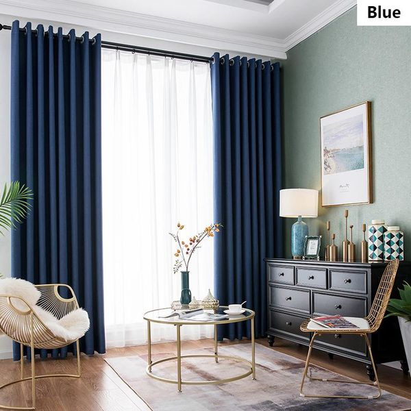 

100% blackout curtains for kitchen bedroom window treatment blackout curtains house decoration ready made finished drapes