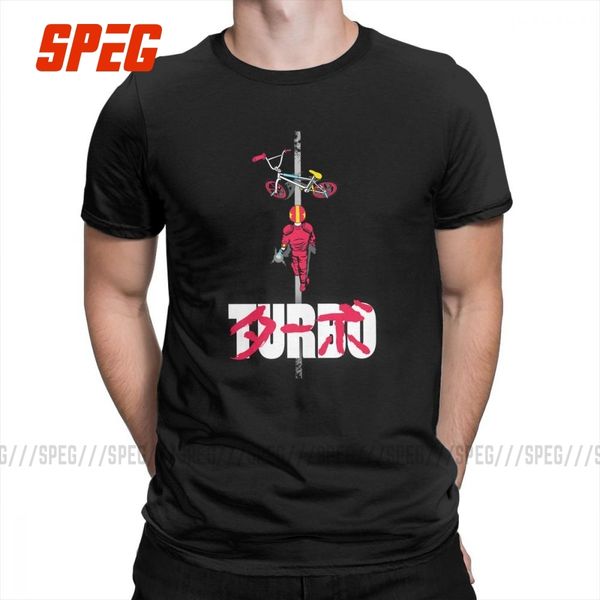 

akira style turbokira pure streetwear plus size short sleeved male crewneck leisure sport hooded sweatshirt hoodie t shirt