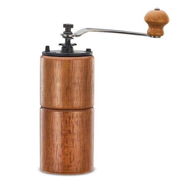 

electric coffee grinders solid wood english hand-crank machine with adjustable thickness household hand manual grinder1