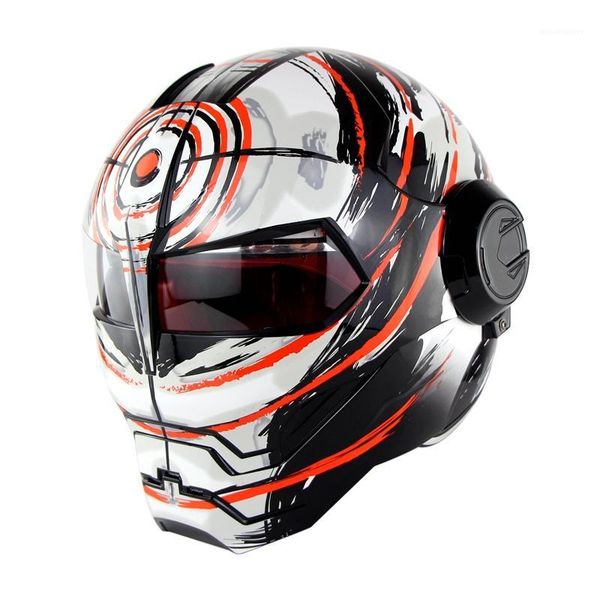 

moto bike motocross full face ironman moto capacete casco men helmets motorcycle helmet abs casque cross1