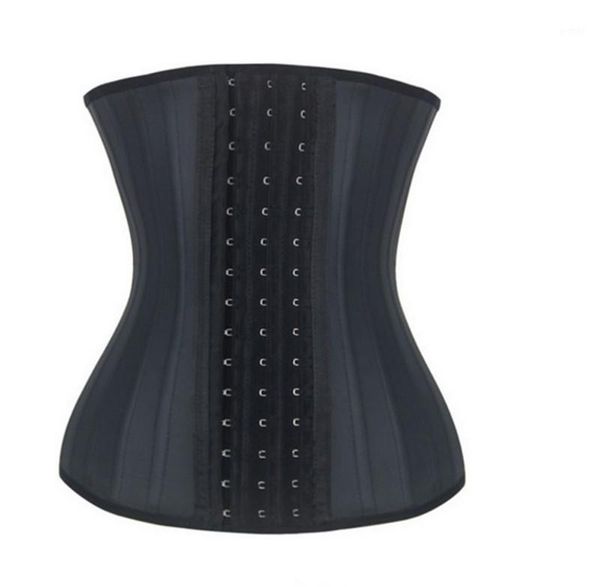 

drop shipping women's 25 steel bone latex waist trainer cincher corset underbust shapewear plus size xxs-3xl1, Black;white