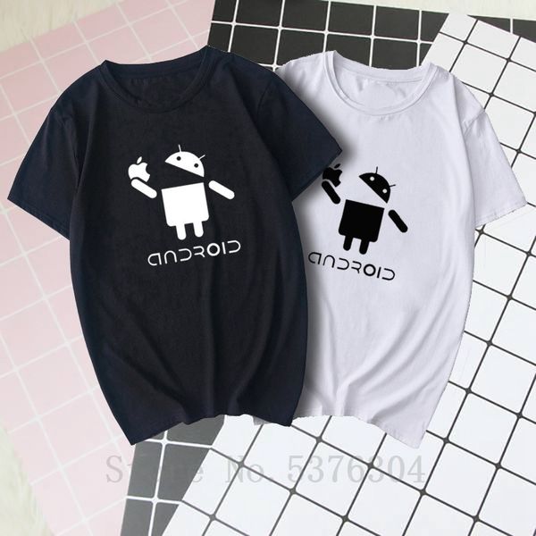

cotton android men 2020 creative new style casual loose fit camiseta masculino summer hoodie designers t shirts sweatshirt