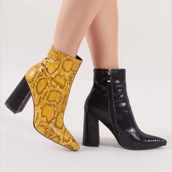 

new 2021 quality to colours mixed high heels boots simple women's fashionable shoes ry41, Black
