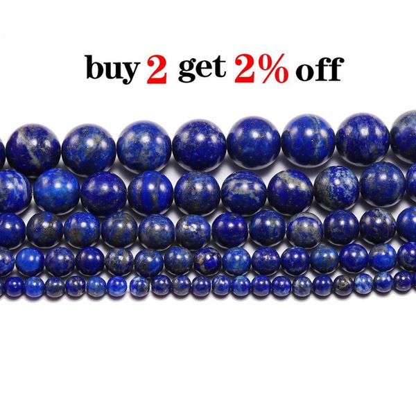 

1strand лот 4 6 8 10 12 мм aaa natural lapis lazuli каменные бусины круглый свободный размер бусина для ювелирных изготовление выводы diy бр
