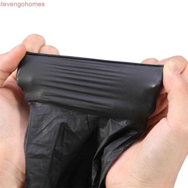 

factoryjxzs100pcs 3 size accessories nitrile finger glove protector black blue disposable tattoo latex gloves