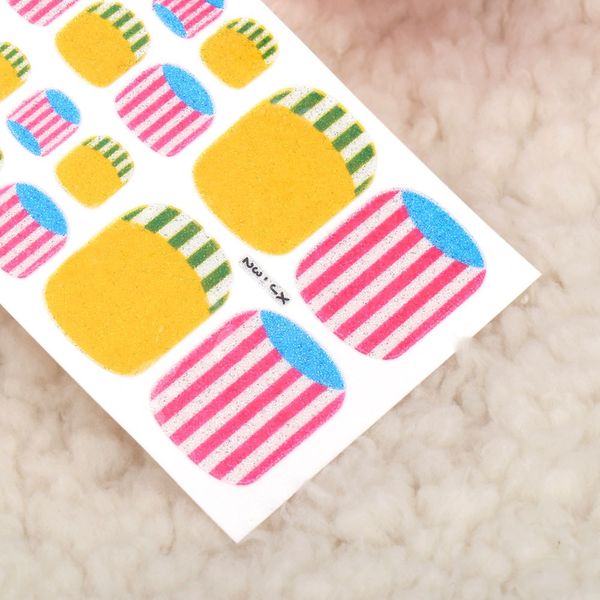 

a mixed style diy nail stickers easy to get started, Black