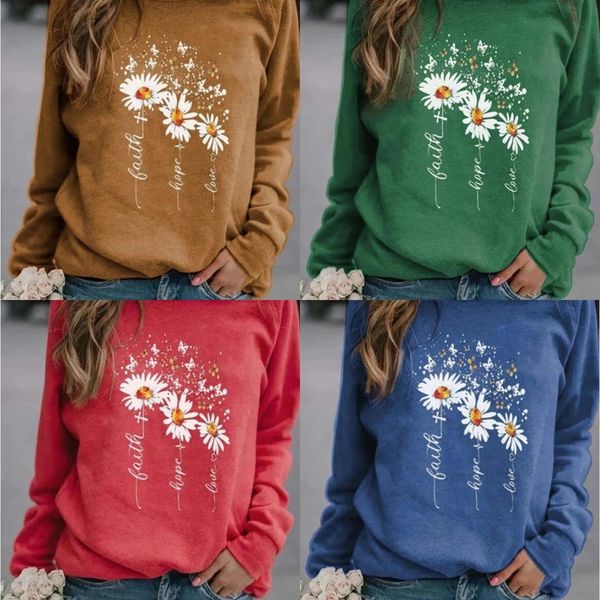 

srdet 2020 sleeve coat autumn and winter new long new round neck coat sweater printing casual sweater 7yz0f women for, Black
