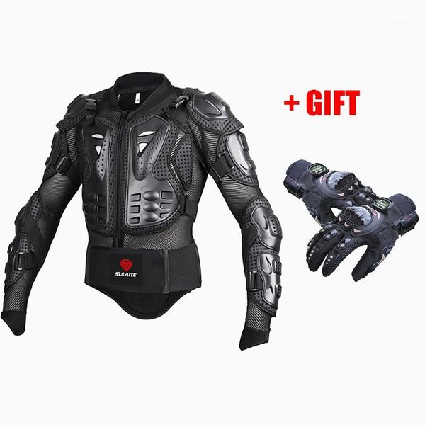 

moto motorcycle racing full body armor jackets protective gear motorcorss jacket + full finger moto protective gear gloves1