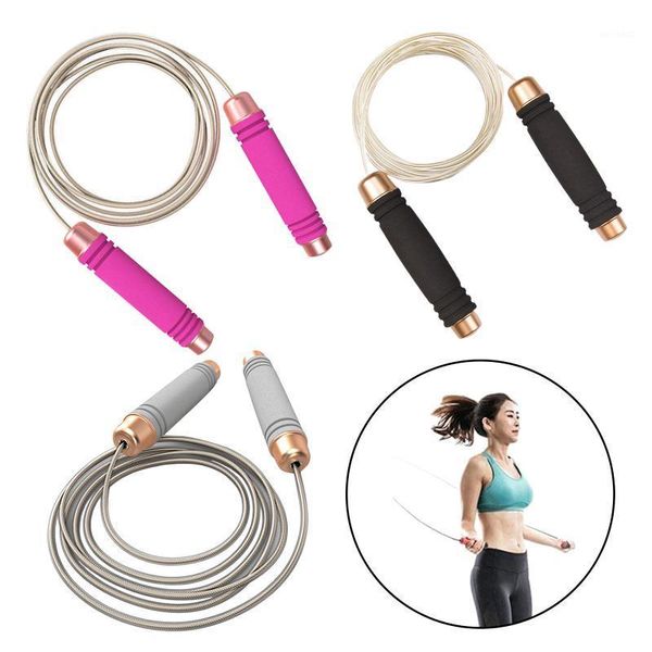 

jump ropes skipping rope adjustable aerobic workout gym boxing bearing speed fitness1