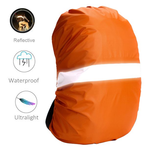 

rain cover backpack reflective 20l 35l 40l 50l 60l waterproof bag camo tactical outdoor camping hiking climbing dust raincover