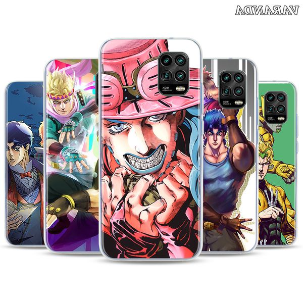 

jojo jonathan joesta silicone phone case for xiaomi mi note 9 9t cc9 cc9e a3 youth lite 10 pro 5g poco x2 shell cover