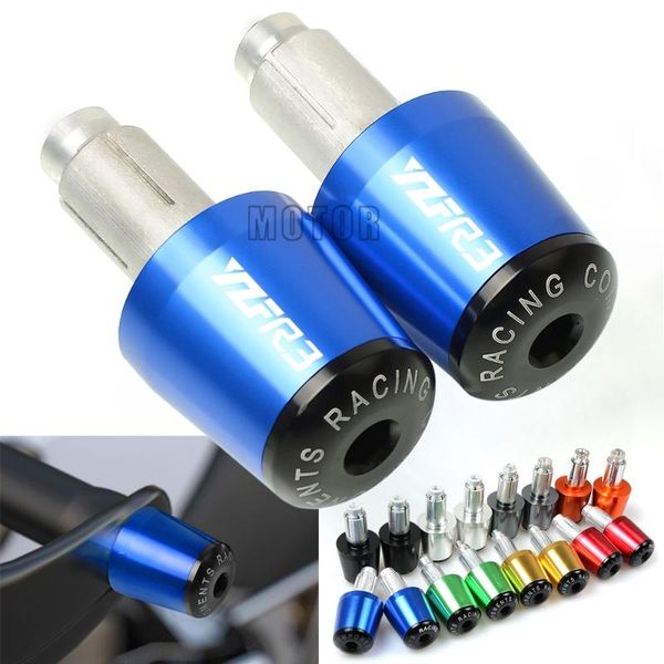 

for yzf r3 2020-2020 2020 yzf-r3 yzfr3 motorcycle 7/8"22mm aluminum handlebar grips cap hand bar ends handle plugs cover