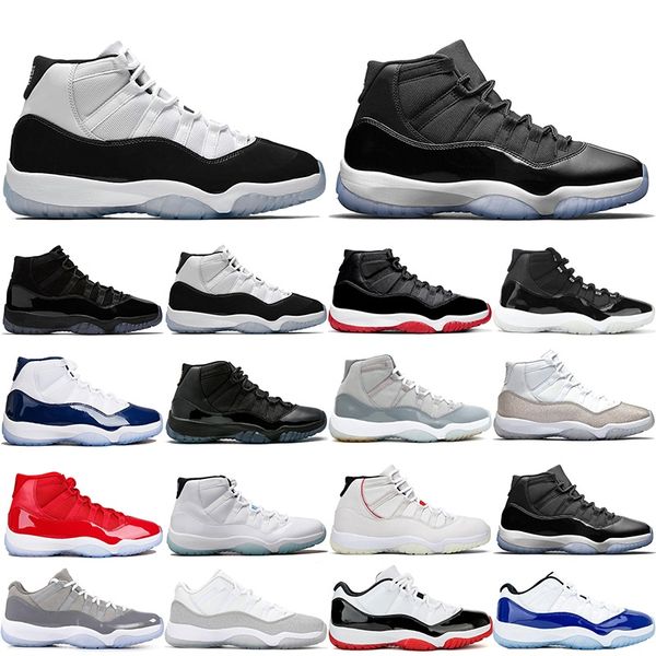 

2020 jumpman 11 11s cap и платье мужчин женщин баскетбольные туфли 25-й аннаветы выведены низкий concord 45 unc кроссовки размером 36-47, White;red